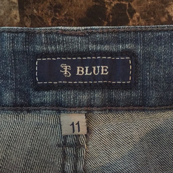 Blue Denim Shorts - Picture 3 of 4